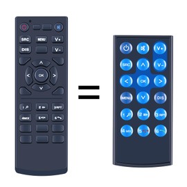 HZIME Generic Remote Control for Blaupunkt Car Radio Digital Media Receiver 130 230 270 370 400 Heavy Duty 420 320 220 SQR46 RCM 82