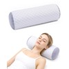 Neck Roll Pillow, Cervical Support Pillow for Pain Relief, Grey