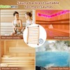 2025 Upgraded Sauna Backrest and 2 in 1 Thermometer Hygrometer