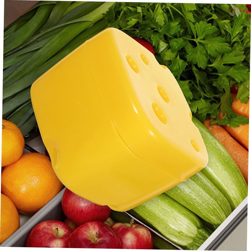 COLLBATH Cheese Fridge Storage Containers 2pcs Airtight Cheese Saver Box