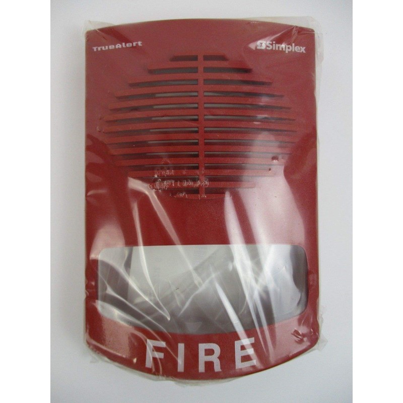 Simplex 4905-9996 - TrueAlert Speaker/Visible Cover Red