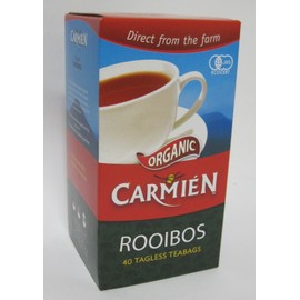 CARMIEN Organic Rooibos Tea Bags 40 Packs (3.5 oz (100 g)