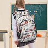 Glaphy Ambulance Cars Pattern Backpack School Bag Lightweight Laptop Backpack