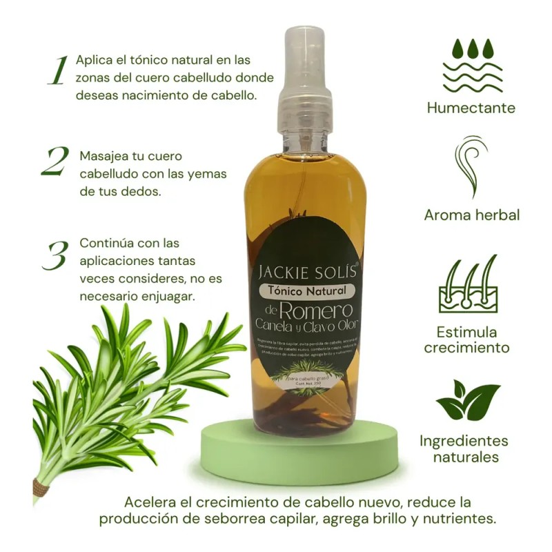 Tratamiento Jackie Solís Anticaída Y Crecimiento Capilar