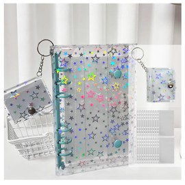 Ta Merry Sticker Book, Girls Mat, Clear, a6 (A6, Stars, Celadon)