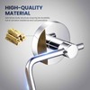 KIBI Circular Single Post Toilet Paper Holder for Bathroom –