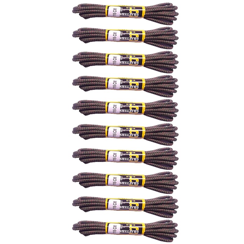 GRAFTERS 140CM STRONG WORK/HIKING BOOT LACES (Olive/Blue/Red)