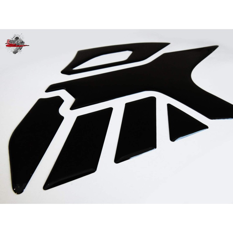 BIKE-label Side Tank Pad Black Compatible with Suzuki V-Strom 650-800200
