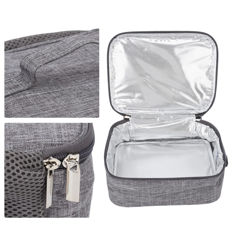USB Heated Lunch Box Large Capacity Waterproof Oxford Cloth Lightweight
