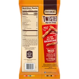 Snyder's of Hanover Pretzels, Seasoned Twisted Pretzel Sticks, 12 Ounce