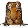 style3 Print Tiger Head Backpack Bag Gym Bag Sports Bag