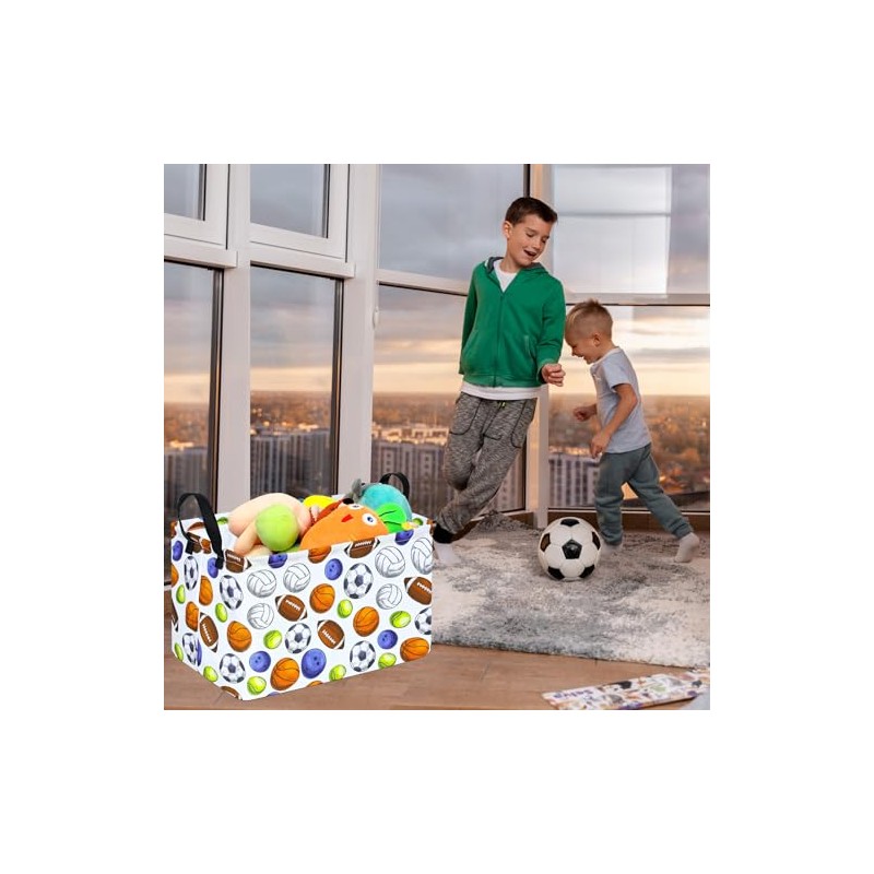 Cesta de Almacenamiento para Balones de Fútbol Cesta de Ropa