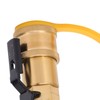 RV Propane Quick Connecting Adapter 1/4 Inch Shutoff Valve and