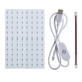 3D Printing DIY Light Panel LED Lithophane Backlight Board for Bambu Lab 3D Printers, USB PCB Light Board Light-transmitting for Photo Model Creative Component