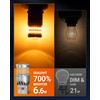 SEALIGHT 7440 7443 LED Bulbs Amber Yellow, Upgraded T20 7444