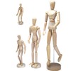 Janrax 8" Artists Wooden Manikin - Moveable Adjustable Limbs Human