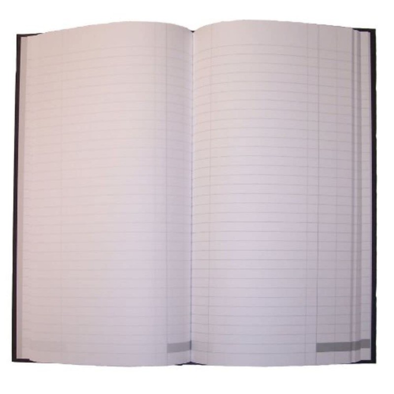 Collins Ideal Single Cash Manuscript Book - 192 Pages, Black