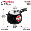 Hawkins 6.5 Litre Contura Black Pressure Cooker, Hard Anodised Inner