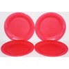 Tupperware Set of 4 Plates 8" Round Open House Floresta