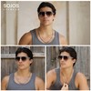 SOJOS Retro Polarized Aviator Sunglasses Womens Mens Vintage Double Bridge