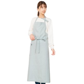 ARASAWA Linento Apron, Luxury Linen, Made in Japan, Women's, Men's, Stylish, Cute, Cafe Apron, Domestic Sewing, Simple, Women, mint