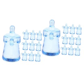 Gadpiparty 60 pcs baby bottle pendant for kids childrens mini Acrylic baby shower favor kids baby bottle model feeding bottle handmade materials