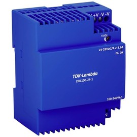 TDK -Lambda DRL100-24-1 DIN Rail Power Supply (DIN-Rail) 24 V 3.67 A 100.8 W Pack of 1