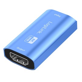 LogiLink HD0064 HDMI Repeater up to 20 m in Ultra HD 8K/60 Hz, HDCP 2.3