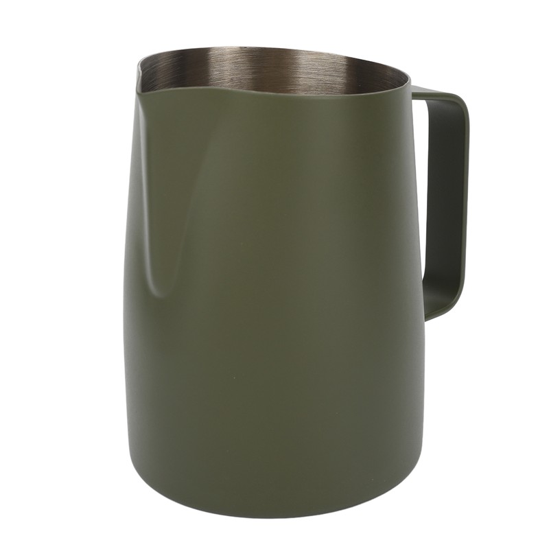 Milk Frothing Pitcher Slanting Mouth Food Grade Stainless Steel Milk