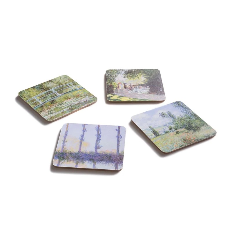 Metropolitan Museum of Art, Set of 4, Claude Monet Coasters,