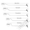 WHDZ Paintless Dent Repair Rods 11Pcs Auto Body Paintless Dent