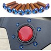 RASTP Steering Wheel Screw Kit,8Pcs (Roast Blue, Style2)