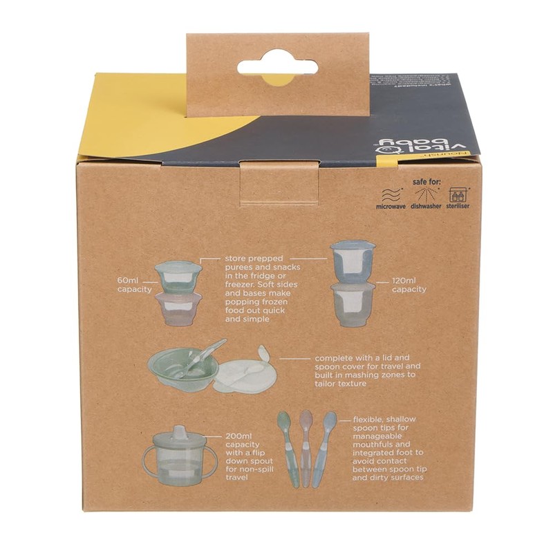 Vital Baby Nourish Complete Baby Weaning Kit 6m+, 10pcs, Essential