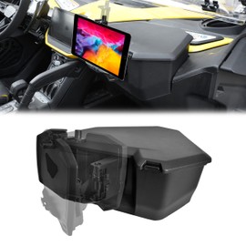 Electronic Device Tablet Holders for Can Am Maverick R 2024-2025 Accessories, Tablet Mounts Adjustable GPS Phone Holder with Storage Box Replace #715007176