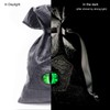 Haxtec Dragon Eye Dice Bag Drawstring Leather DND Dice Bag