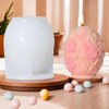3D Easter Egg Candle Molds,Candle Molds for Candle Making Egg