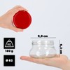 KADAX Small Mason Jars 300 ml, Miniature Jars for Honey