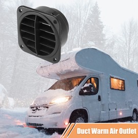 X AUTOHAUX 2pcs Warm Air Vent Outlet 75mm Auto Car Heater Dust Air Conditioner