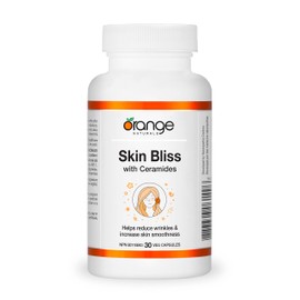 Orange Naturals - Skin Bliss with Ceramides, 30 v-caps - Helps to Improve Skin Smoothness - Helps to Reduce Skin Micro-Wrinkles and Increase Skin Elasticity