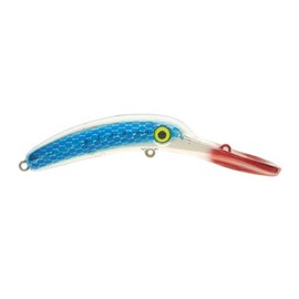 Mag Lip Trolling Plug 3.5, 3 1/2", Metallic Silver Blue Pirate