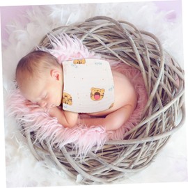 OATIPHO 4pcs Baby washcloths Bath Towel Toddler Saliva Towel Hand Wiping Towel Cleaning Towel Hand washcloths Bath face Towels Children Drool Towel Newborn Cotton Little Yellow