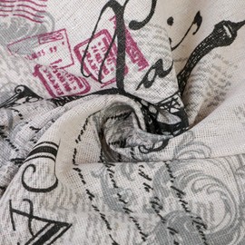 Souarts Retro Cotton Cloth Fabric Sold by the Metre for Sewing Patchwork DIY 150 cm x 100 cm