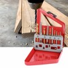 Left Handed Drill Bits for Metal, 10PCS Screw Extractor and