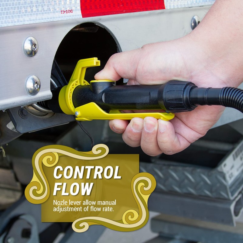 TERA PUMP Easy Handle Battery Powered Fuel Transfer Pump with