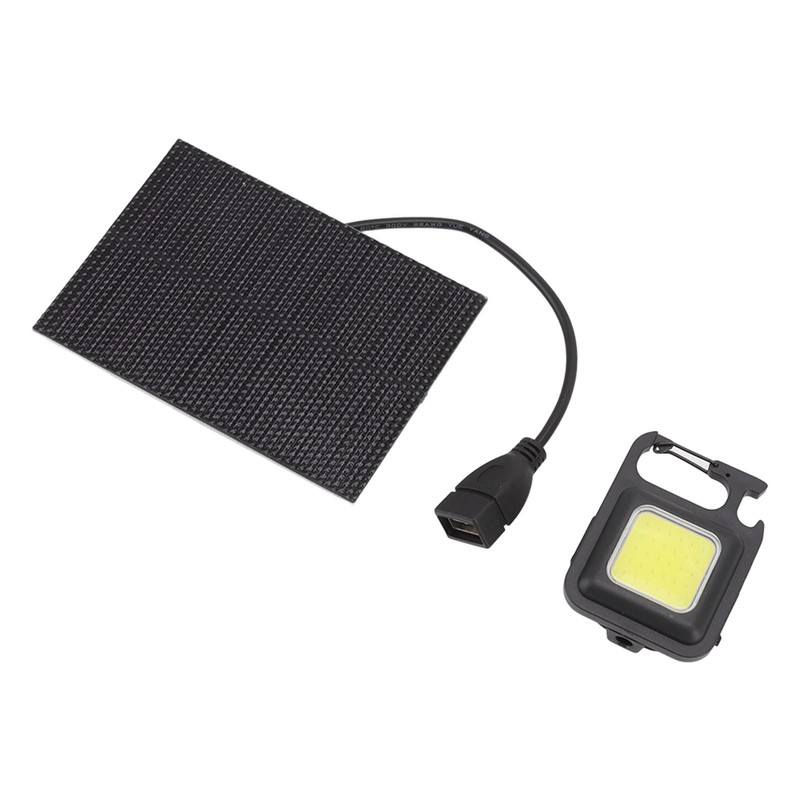 Monocrystalline Solar LED Light 5W IP68 Waterproof USB Rechargeable Solar