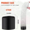 Qualirey 6 Pcs Metal Squirrel Baffle Squirrel Proof Spring for
