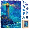 Leodozzio Wooden Puzzles for Adults, Lighthouse Wooden Jigsaw Puzzle 200
