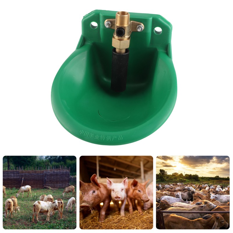 Cattle Copper Valve Automatic Water Bowl Sheep Pigs Water Drinking