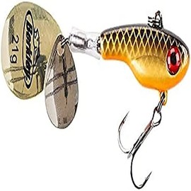 Berkley Pulse Spintail, Jig Lure with Spinner Blade & Berkley Fusion Treble Hook - Long Casting Hard Bait for Perch, Trout, Pike, Unisex, Dark & Dirty Roach, 5g | 50mm