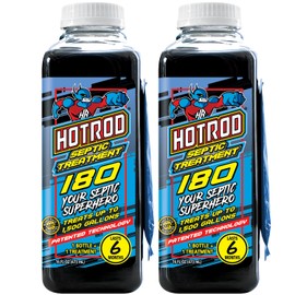 Hotrod Septic Tank Treatment - 12 Month Supply Extends System Life and Prevents Costly Repairs - Industrial Grade - Easy to Use